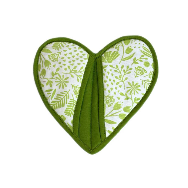 Heart Shaped Cotton Potholder