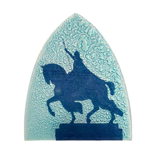 Night Light with Saint Louis Statue at Forest Park design