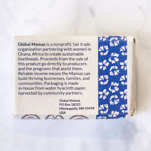 Skin Care Natural and Vegan Shea Soap Bar - Geranium Ylang Ylang back label
