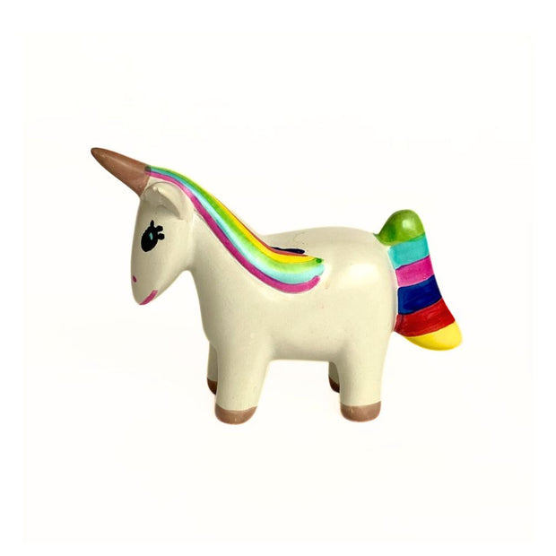 Soapstone Sculpture - Rainbow Unicorn
