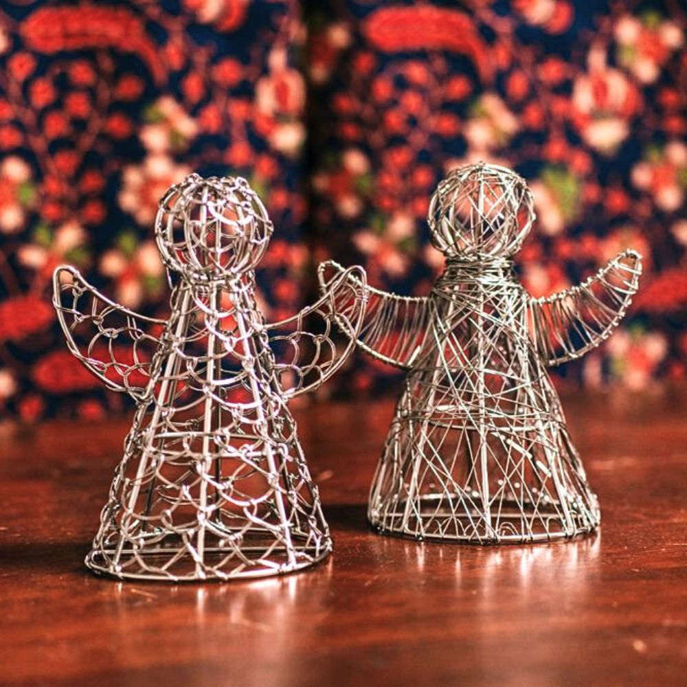 Wrapped Wire Angel – Zee Bee Market LLC