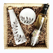 Olive Branch Gift Set in a Square basket