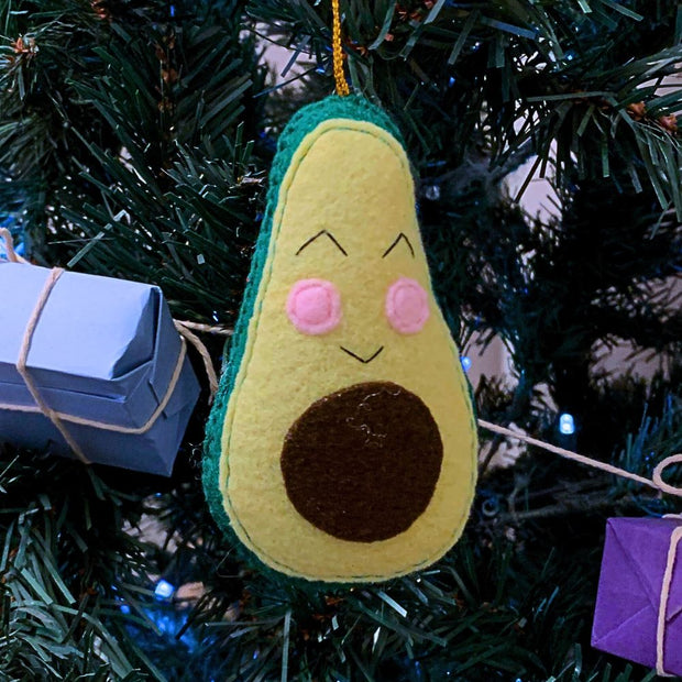 Plush Ornament - Happy Avocado lifestyle