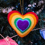 Plush Love Burst Heart Ornament lifestyle