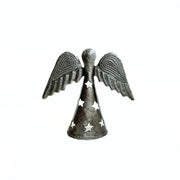 Recycled Metal Little Standing Angel for Tea Lights