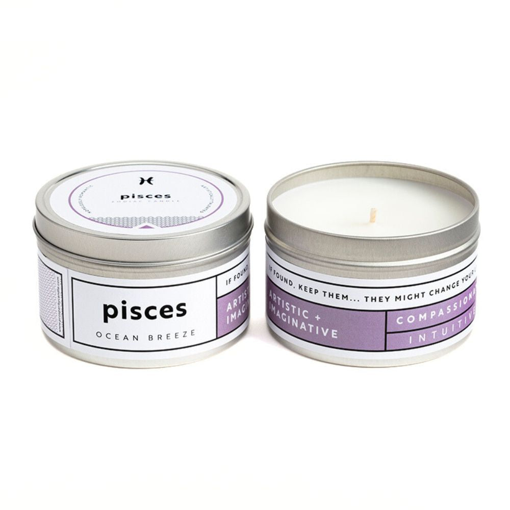 Zodiac Candle 6oz – Zee Bee Market LLC