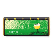 Zotter Hand-Scooped Chocolate 70g Bar - Eggnog in package
