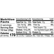 Zotter Hand-Scooped Chocolate 70g Bar - Orange Marzipan Nutrition Facts