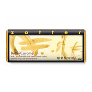 Zotter Hand-Scooped Chocolate 70g Bar - Butter Caramel in package