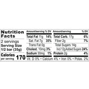 Zotter Hand-Scooped Chocolate 70g Bar - Raspberry Nutrition Facts