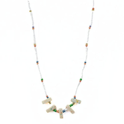 Amelia Speckly Necklace by Mata Traders