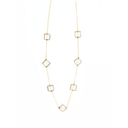 Square and Diamond Shapes Necklace