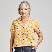 Mata Traders Camp Shirt Sunny Floral front view