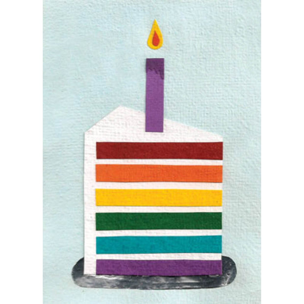 Birthday Rainbow Cake Card by Good Paper