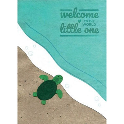 Baby Turtle Congrats Card by Good Paper