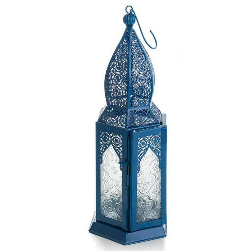Blue moroccan lantern cheap