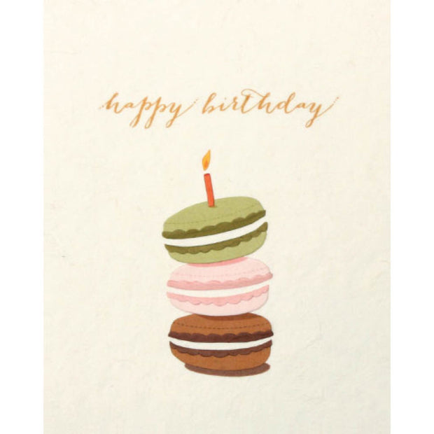 Macaron Birthday Card by Good Paper