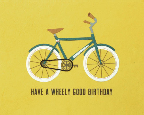 Wheely Good Birthday Card by Good Paper