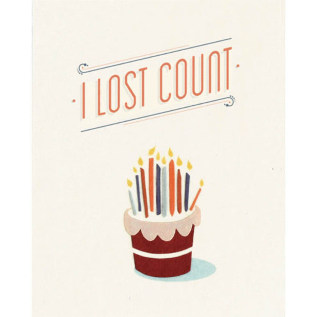 Lost Count Birthday Card by Good Paper
