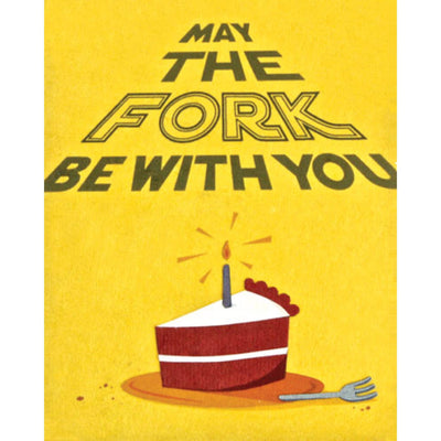 Fork Be With You Birthday Card byGood Paper