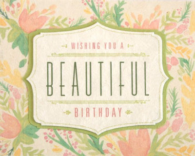 Watercolor Birthday Card by Good Paper