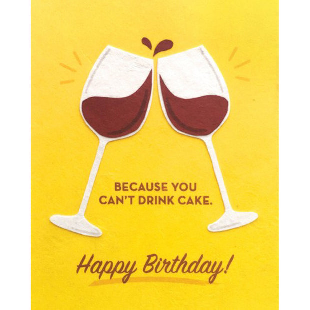 Wine Birthday Card by Good Paper