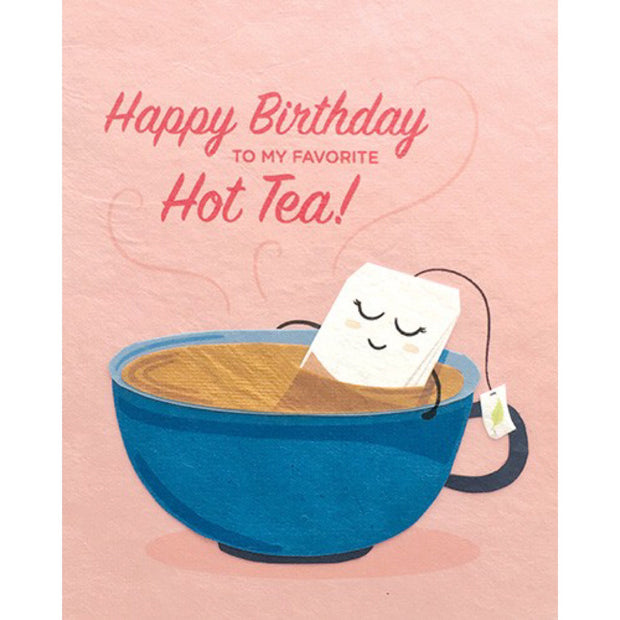 Hot Tea Birthday Card by Good Paper