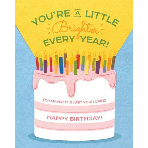 Brighter Every Year Birthday Card by Good Paper