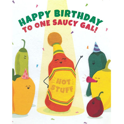 Saucy Gal Birthday Card