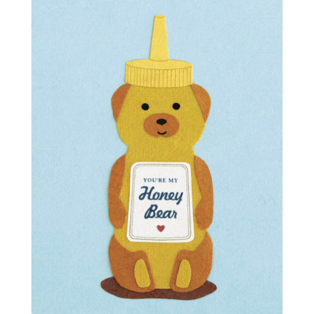 Honey Bear Love Card