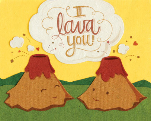 I Lava You Card by Good Paper