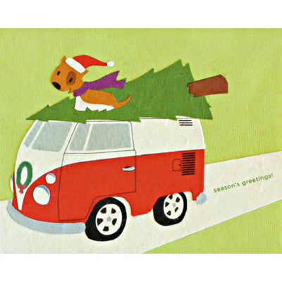 Retro Christmas Card by Good Paper