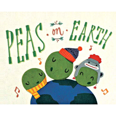 Peas on Earth Holiday Card by Good Paper