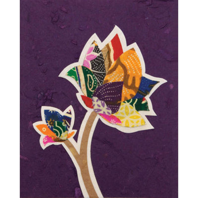 Batik Flower Greeting Card by Good Paper