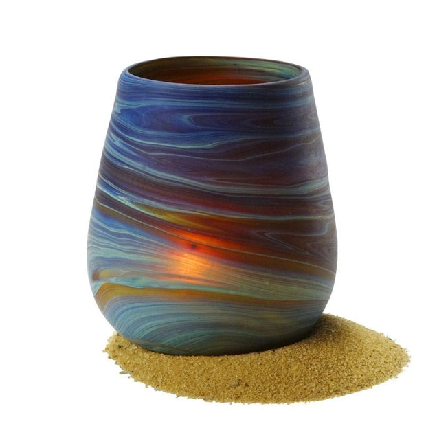 Desert Sands Phoenician Glass Candle Holder - Large
