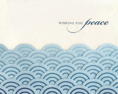 Peaceful Waves Sympathy Card by Good Paper