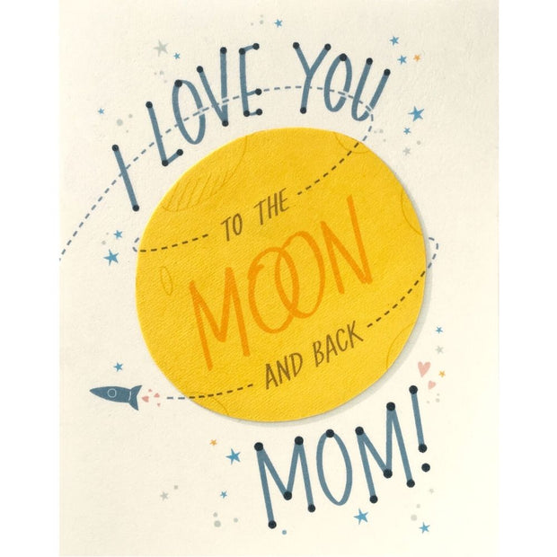 Moon and Back Mom Card by Good Paper