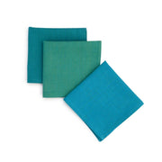 Set of 3 Cotton Handkerchiefs - Wellington