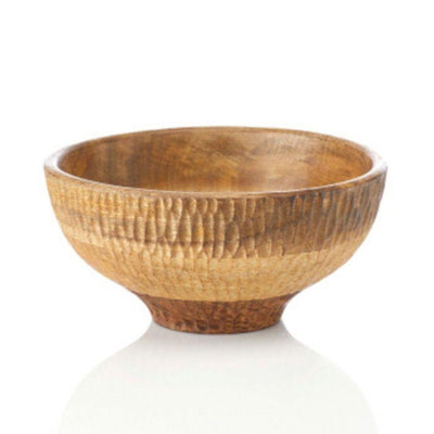 Mango Textured Wood Bowl