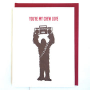 Chew Love Greeting Card with envelope