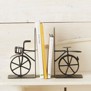 Iron Bicycle Bookends styled