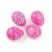 Soapstone Etched Egg - Pink