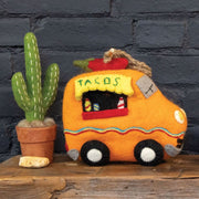 Felted Wool Birdhouse: Taco Truck