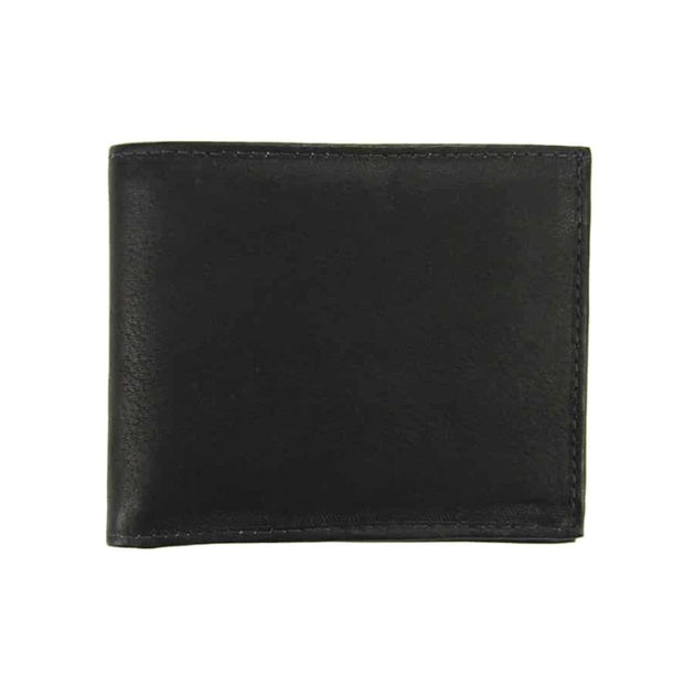 Classic Leather Bifold Wallet black
