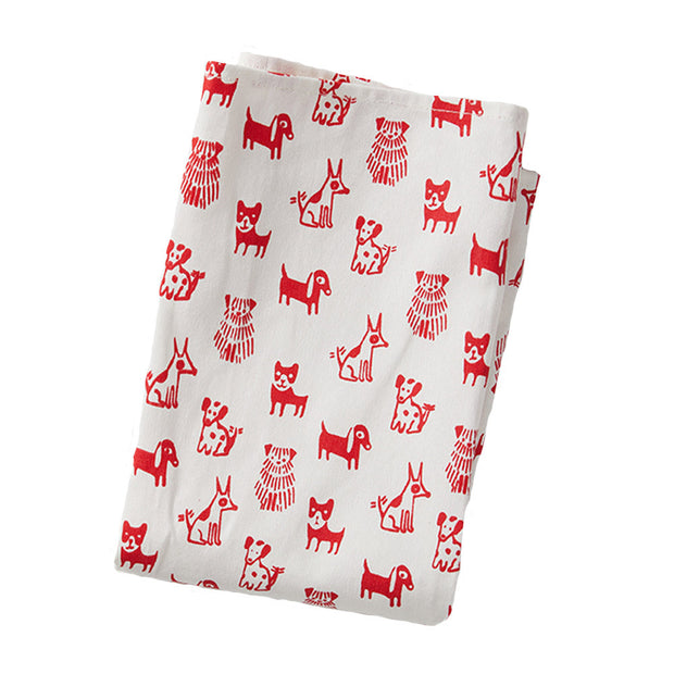 Hot Dogs Cotton Dish Towel