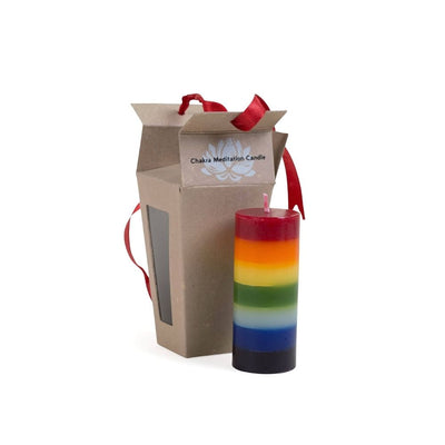 Chakra Unscented Candle in a Gift Box