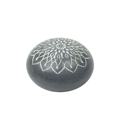 Stone Tea Light and Incense Holder closed