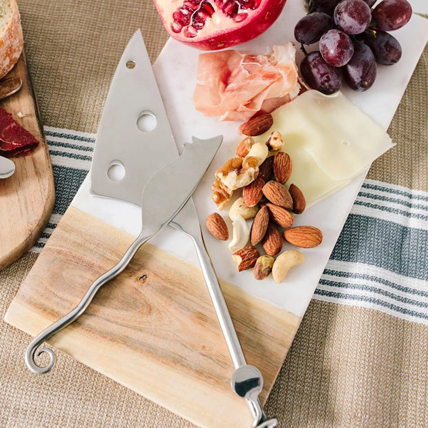 Stainless Steel Mouse Cheese Knife lifestyle