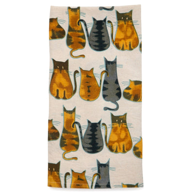 Kitty Print Cat Love Tea Towel