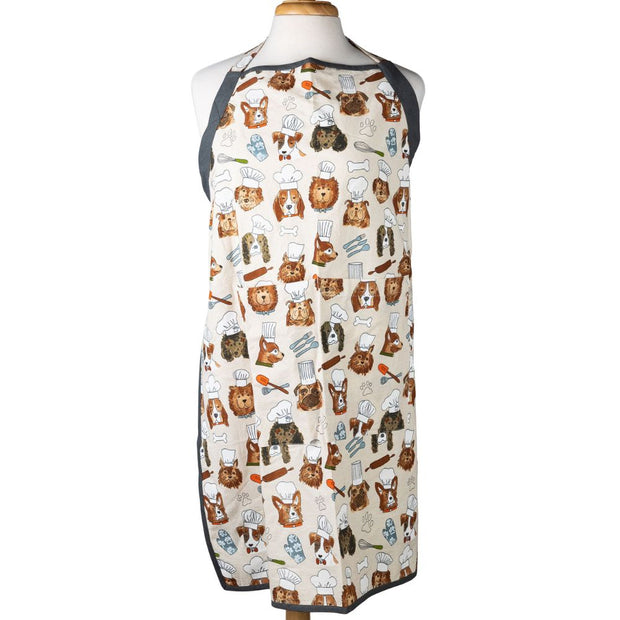 Dog Chefs Cotton Apron full front view